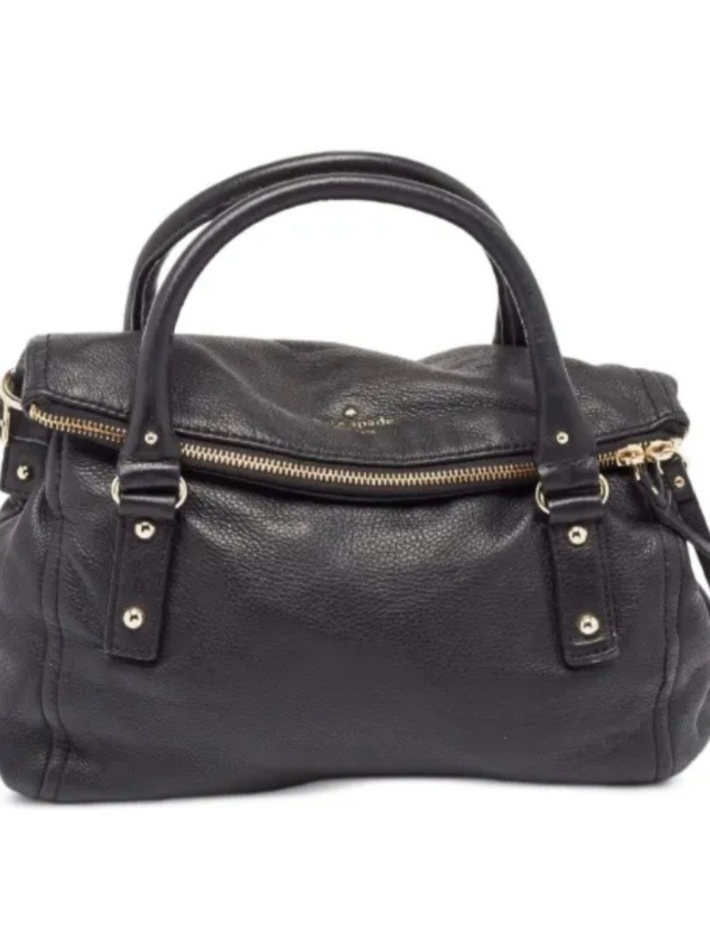 Kate spade Cobble Hill Leslie Black Leather Satchel/Shoulder Bag